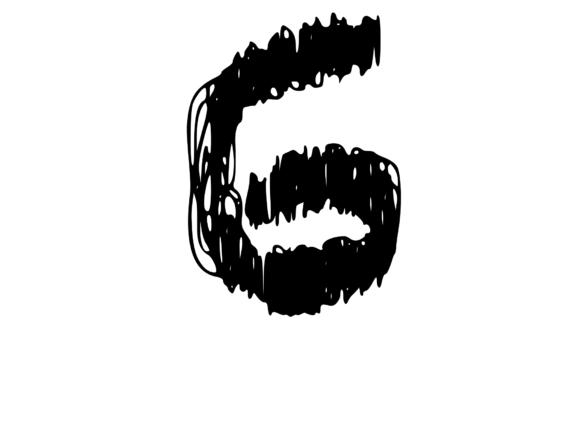Quickly Scribbled Rough Mono 6