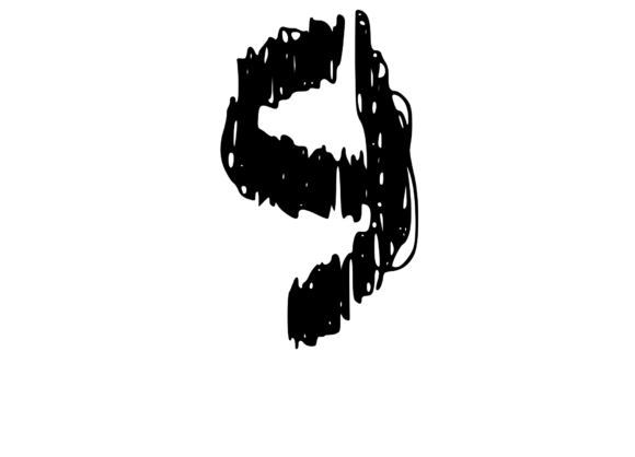 Quickly Scribbled Rough Mono 9
